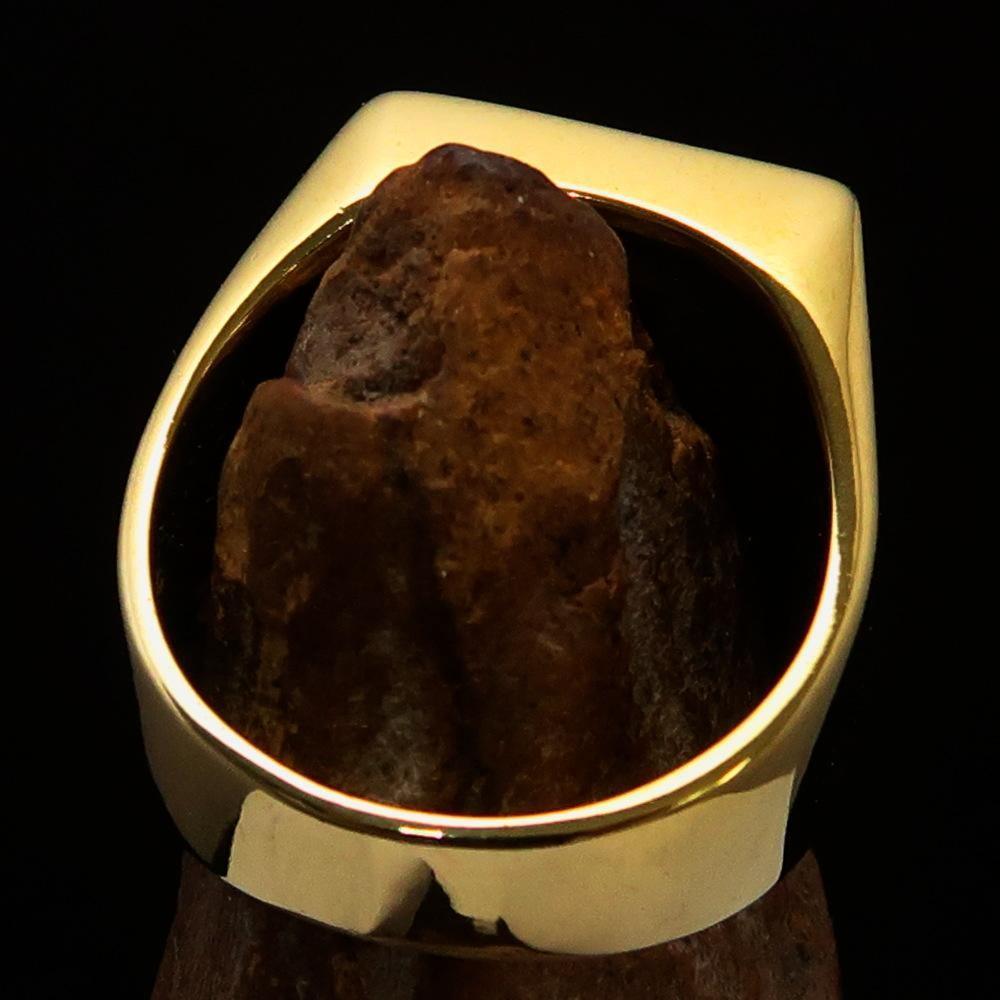 Excellent crafted Men's Joker Ring Green Harlequin - Solid Brass