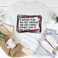 She's Clothed In Buffalo Plaid And Ugly Sweaters T-Shirt