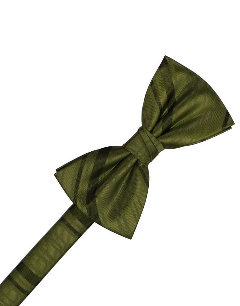 Striped Satin Kids Bow Tie
