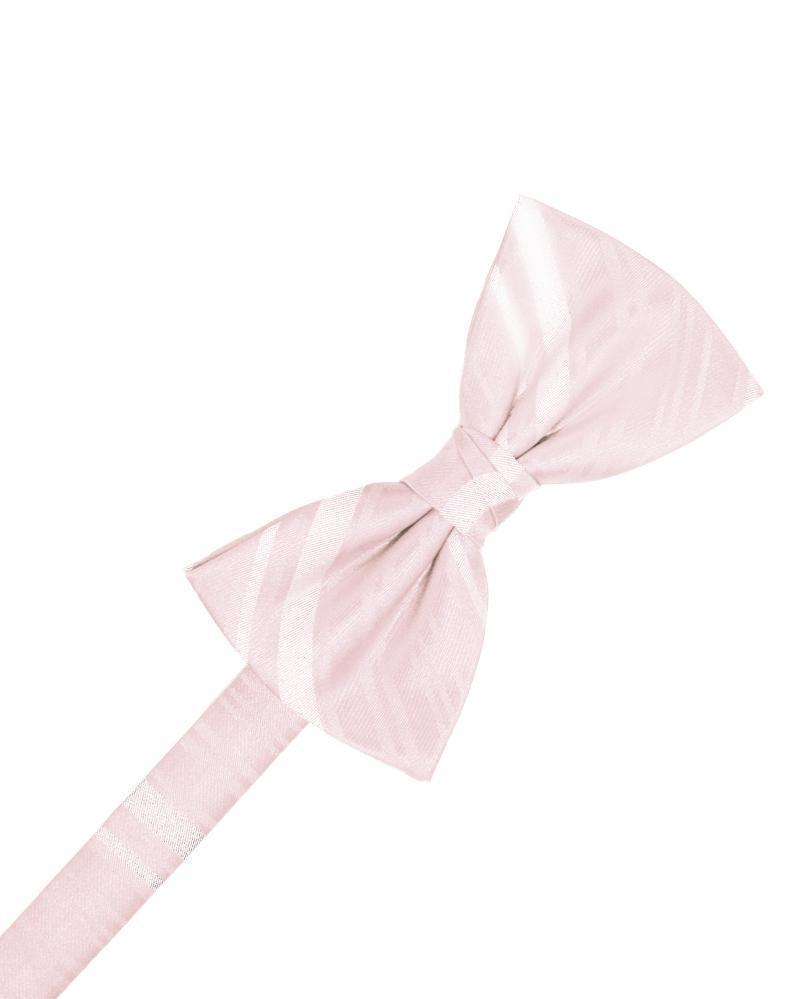 Striped Satin Kids Bow Tie