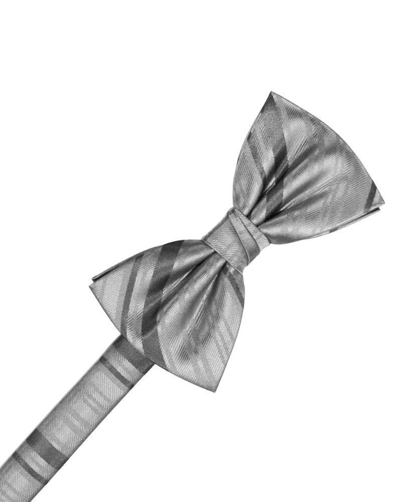 Striped Satin Kids Bow Tie